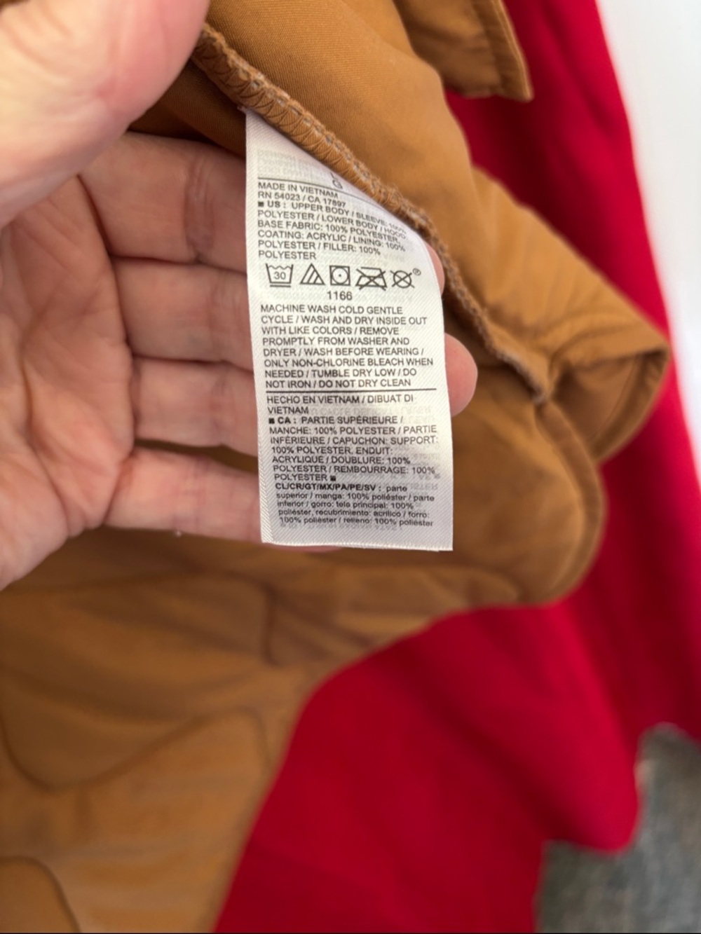 Old Navy Two-Tone Tan Sherpa & Quilted Jacket - Picture 6 of 13